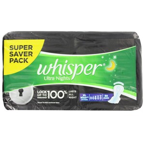 Whisper Ultra Wings Night XL 30's