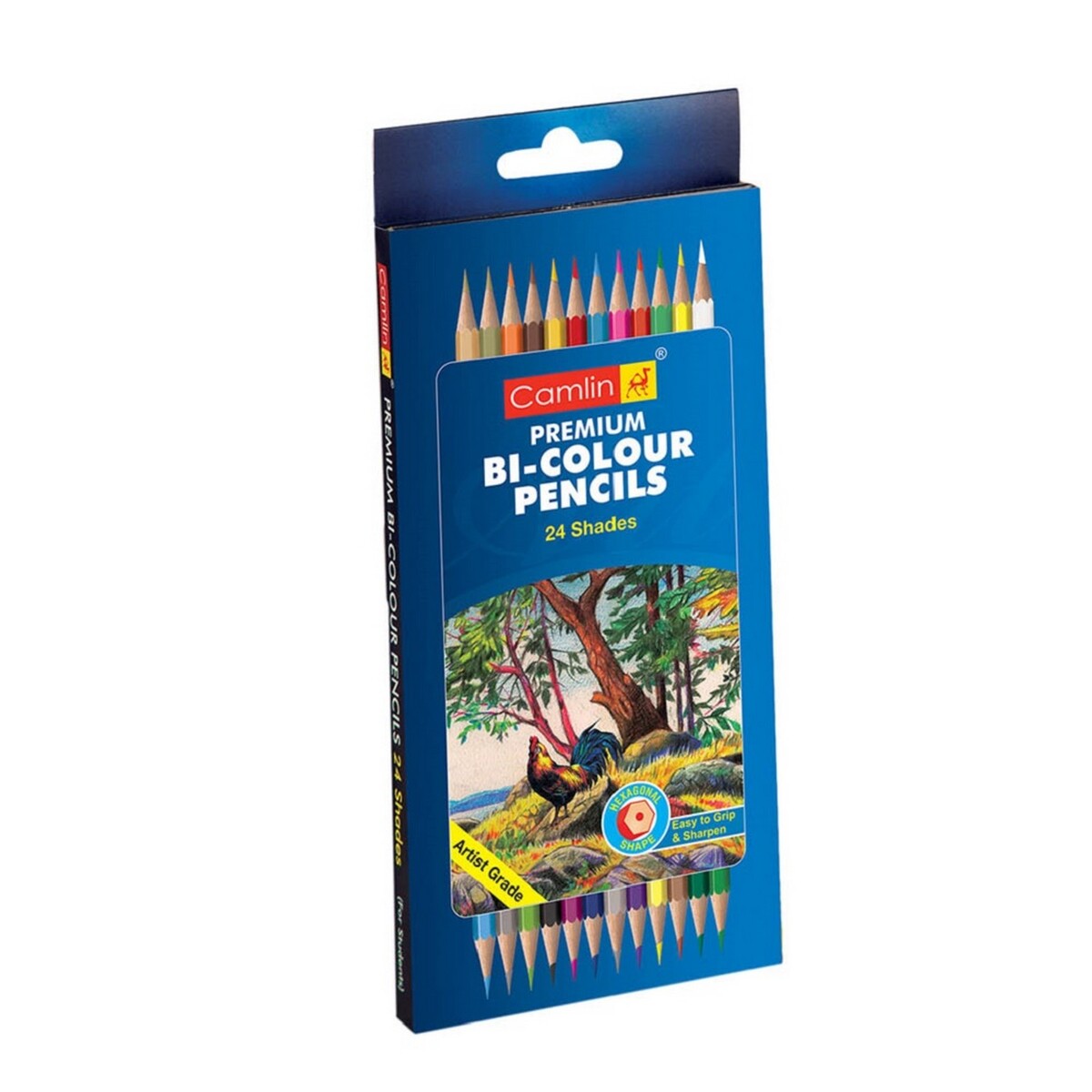 Camlin Premium Bi-Color Pencil 12 Set 4194560