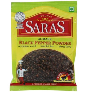 Saras Black Pepper Powder 50g