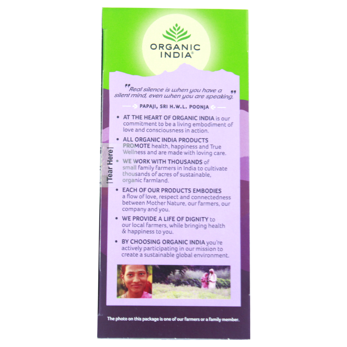 Organic India Tulasi Jasmine Green Tea Bag 18's
