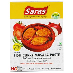 Saras Fish Curry Masala Paste 150g