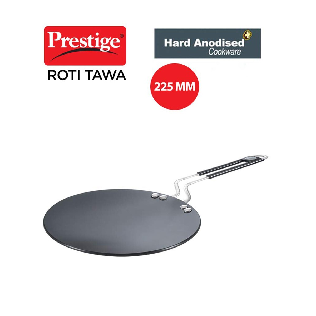 Prestige Hard Anodised Plus Roti Tawa 22.5cm