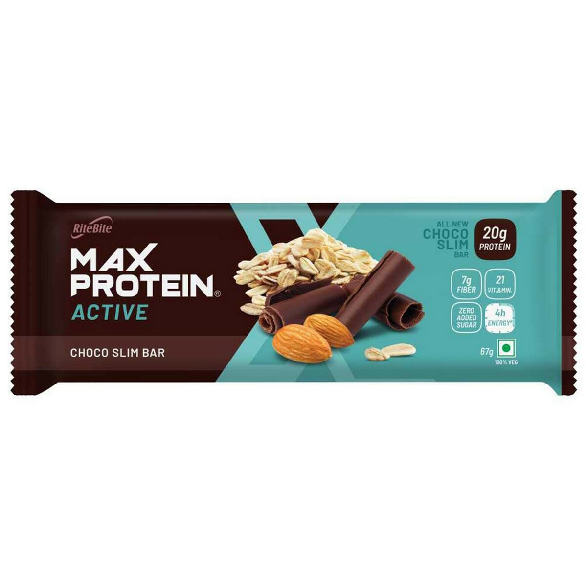 Rite Bite Max Protein Choco Slim Bar 67g