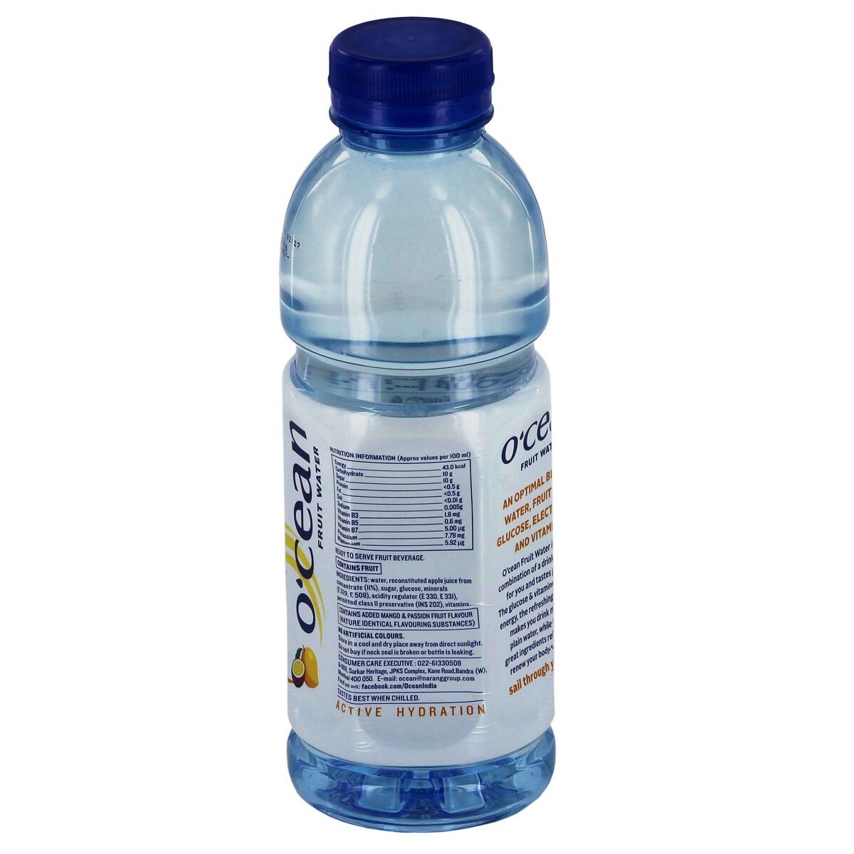 O'cean Flavoured Drink Water Mango 500ml