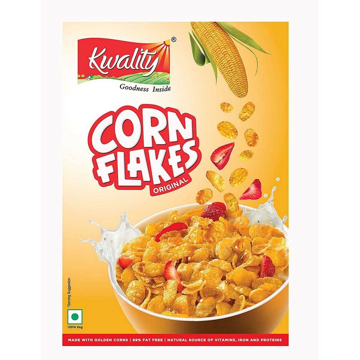 Kwality Corn Flakes 375g