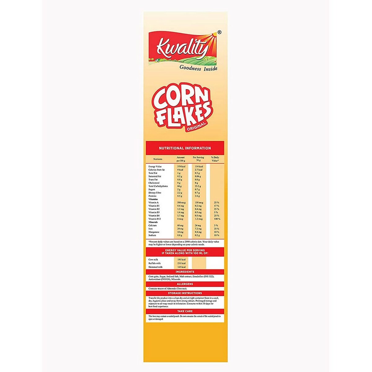 Kwality Corn Flakes 375g