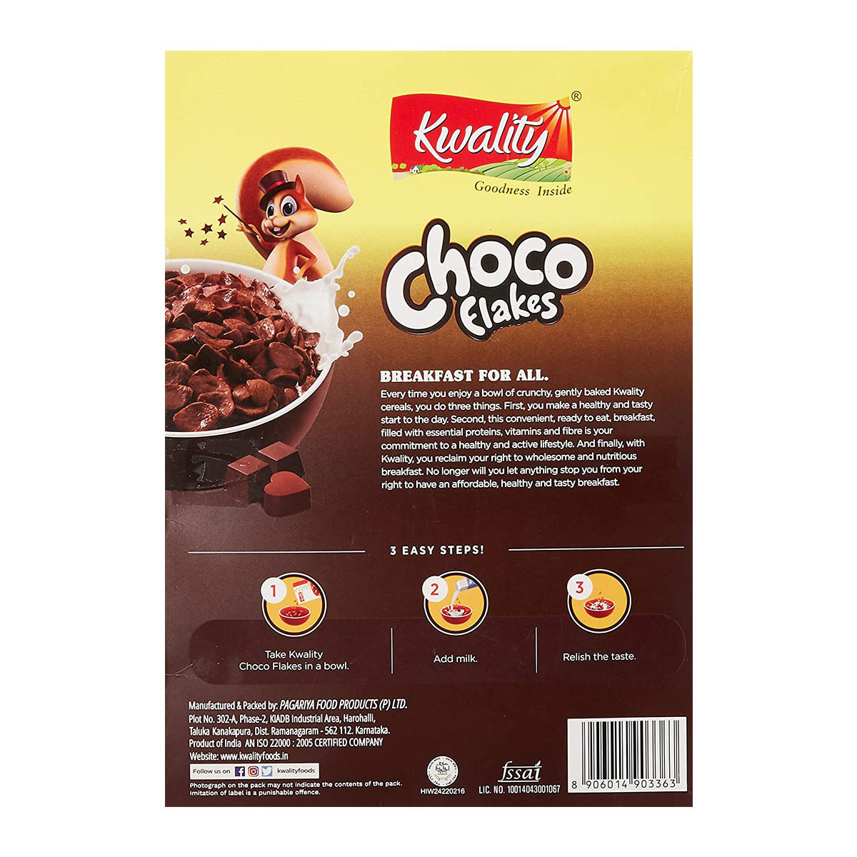Kwality Choco Flakes 375g