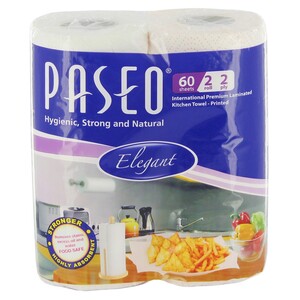 Paseo Kitchen Towel Elegant 60's 2Ply 2 Rolls