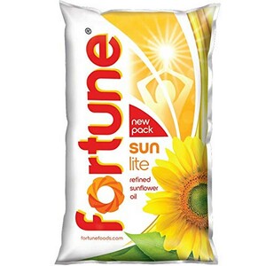 Fortune Refined Sunflower Oil Pouch 1Litre
