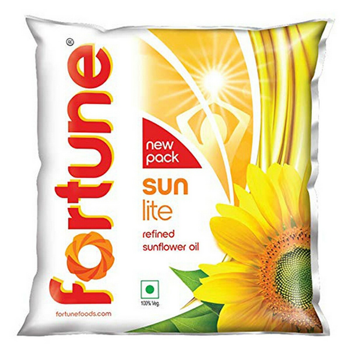 Fortune Sunlite Refined Sunflower Oil Pouch 500ml