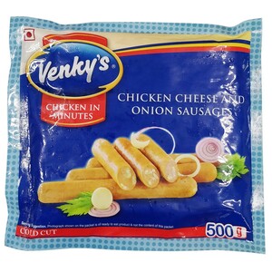 Venky's Chicken Cheese & Onion Sausage 500g