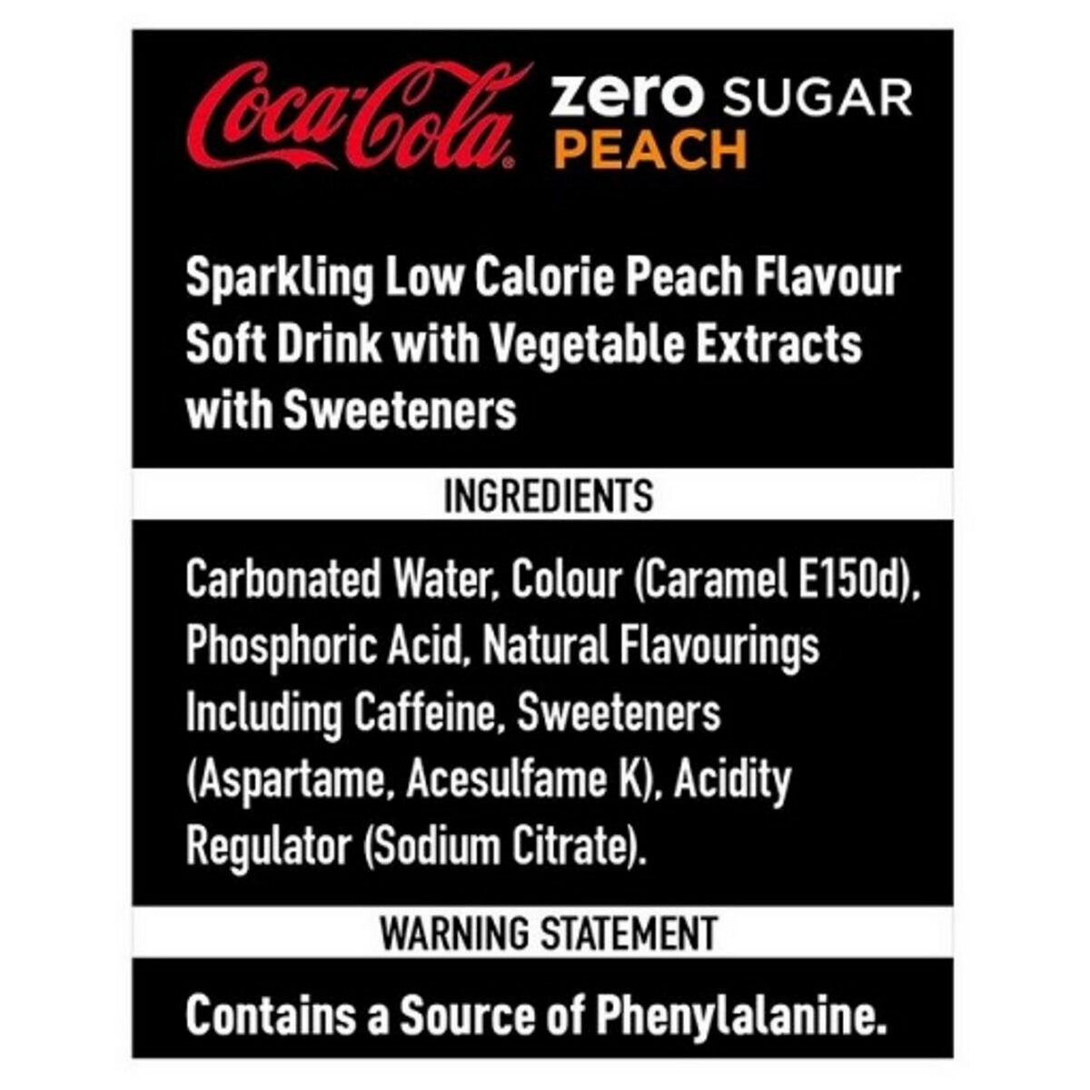 Coca Cola Zero Can 300ml