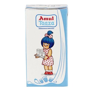 Amul Taaza Homogenised Toned Milk 500ml