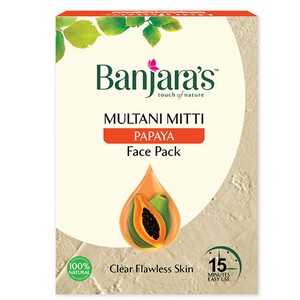 Banjaras Face Pack Multani Mitti Papaya 100g