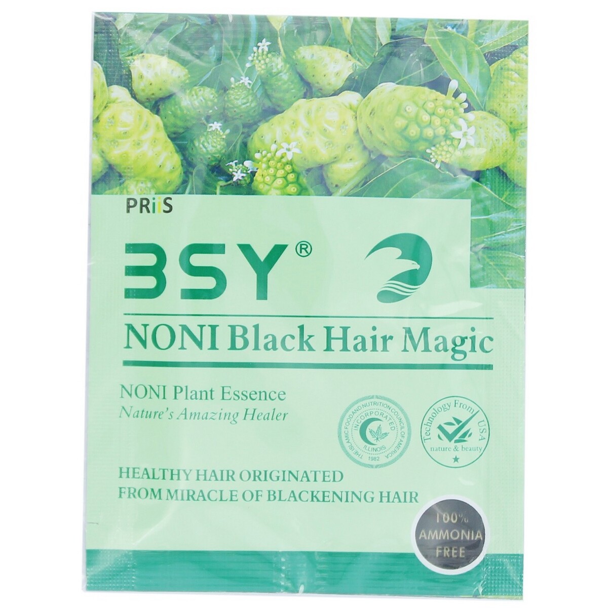 Buy BSY Noni Black Hair Magic Dye 20ml Online - Lulu Hypermarket India