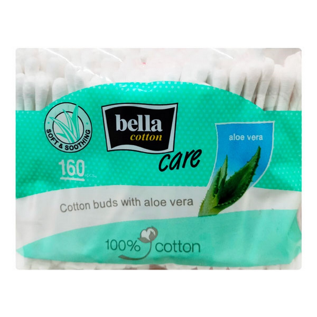 Bella Cotton Buds Aloe Vera 160's