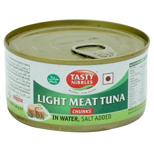 Tasty Nibble Tuna Chunks in Salt Water 185g