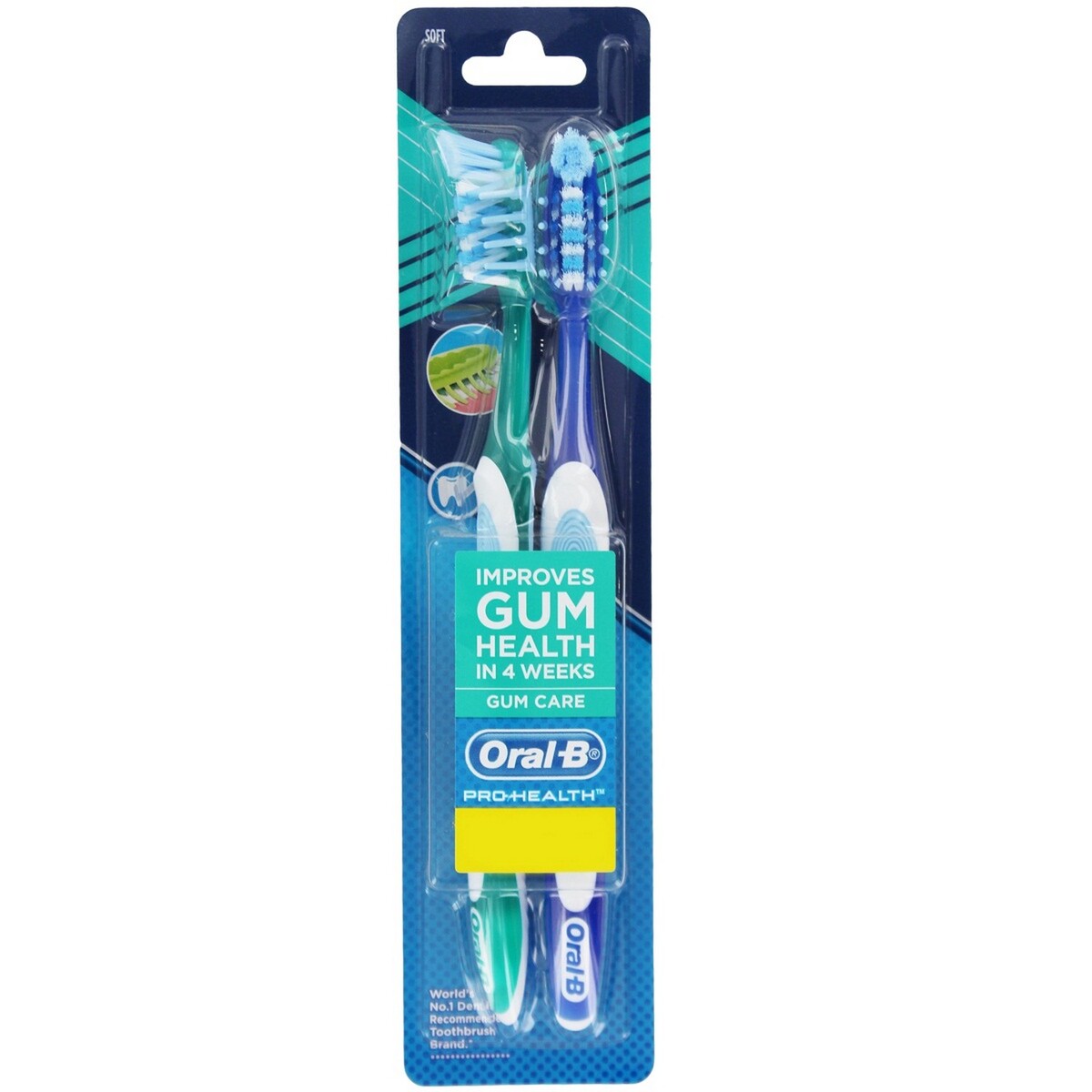 Oral-B Toothbrush Pro-Health Gum Care Soft 2's Assorted Colours