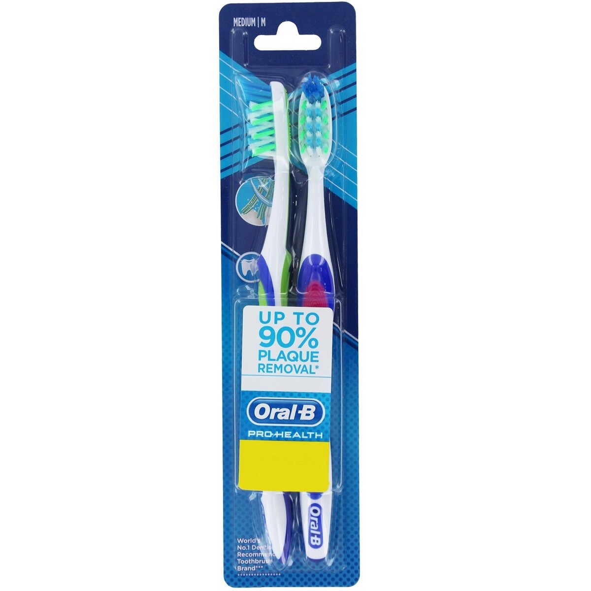 Oral-B Toothbrush Pro-Health Base Medium 2's Assorted Colours