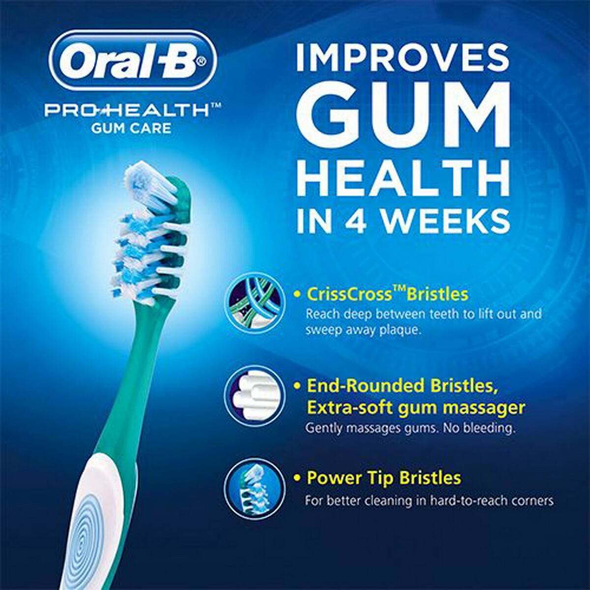 Oral-B Toothbrush Pro-Health Gum Care Medium 1's Assorted Colours