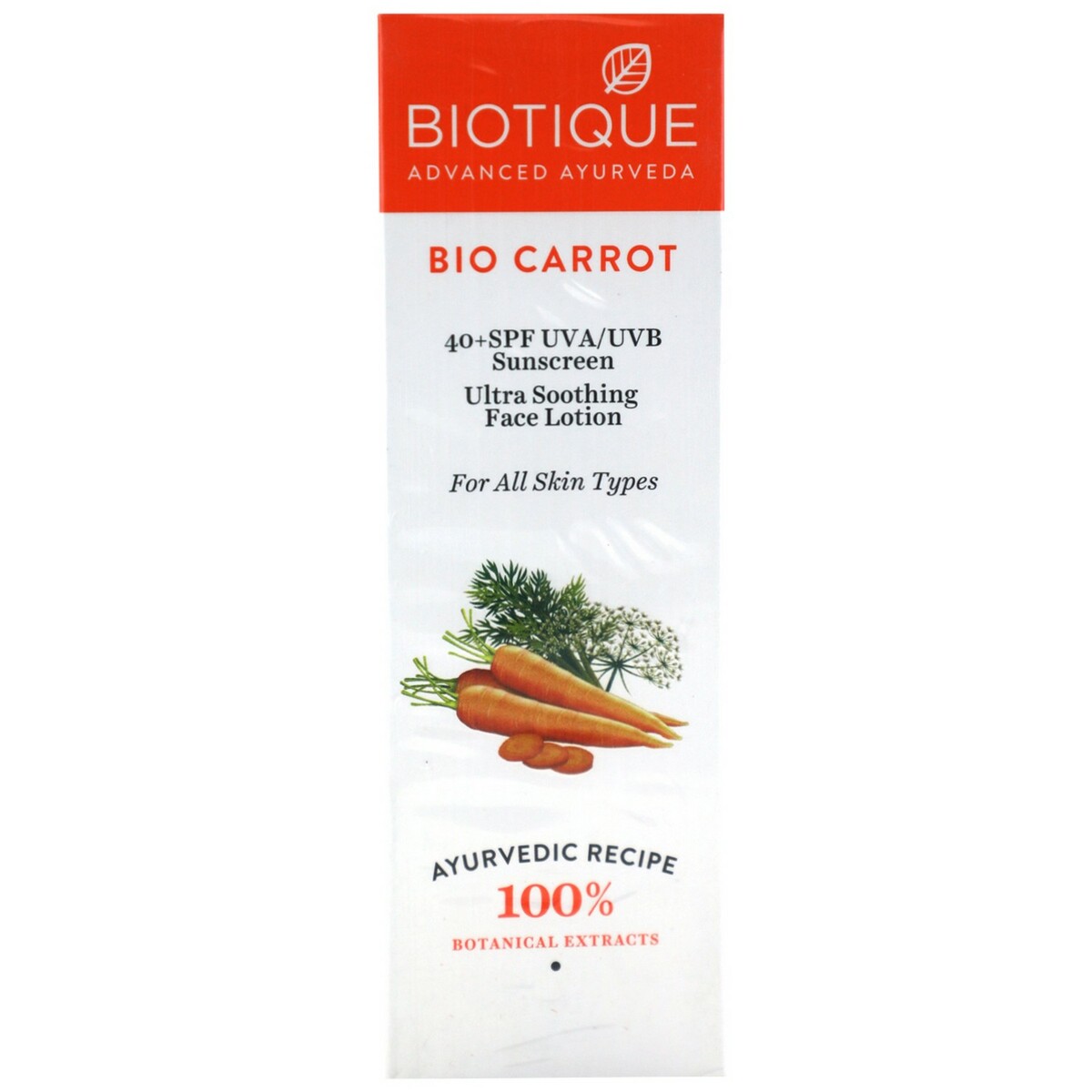 Biotique Face Lotion Carrot SPF 40+ 120ml