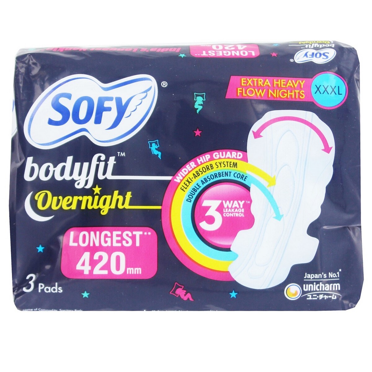 Sofy Bodyfit Overnight XXXL 3's