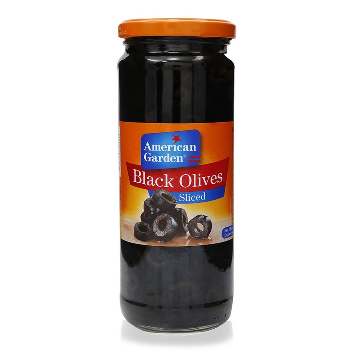 American Garden Black Olives Sliced 450gm