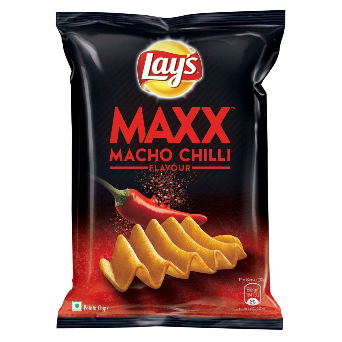 Lays Macho Chilli Potato Chips 30g