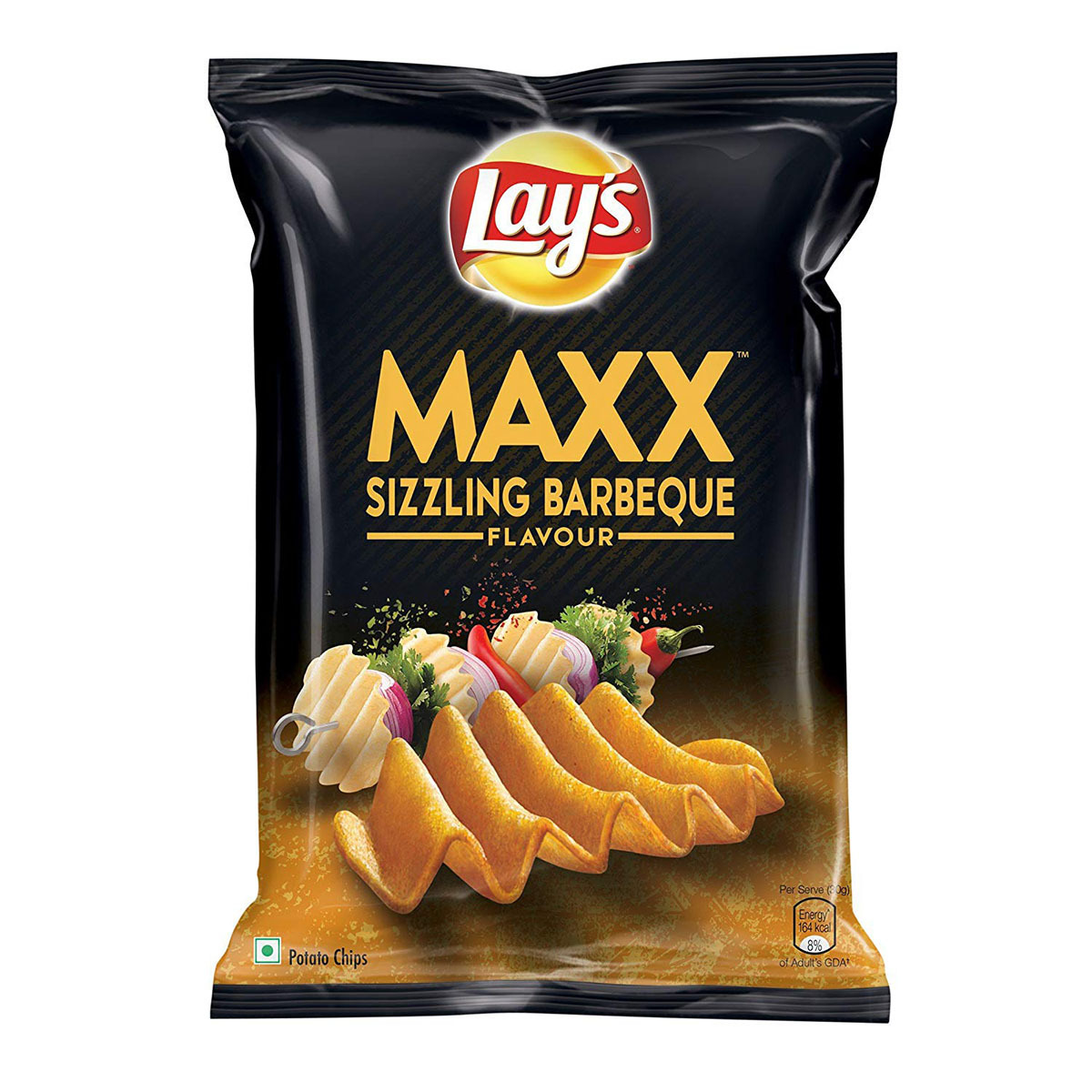 Lays Sizzling Barbeque Potato Chips 58g