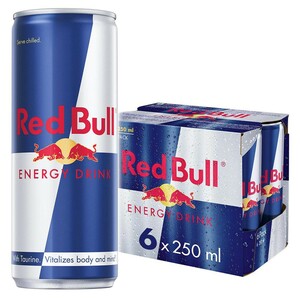 Red Bull Energy Drink, 250 ml (6 Pack)