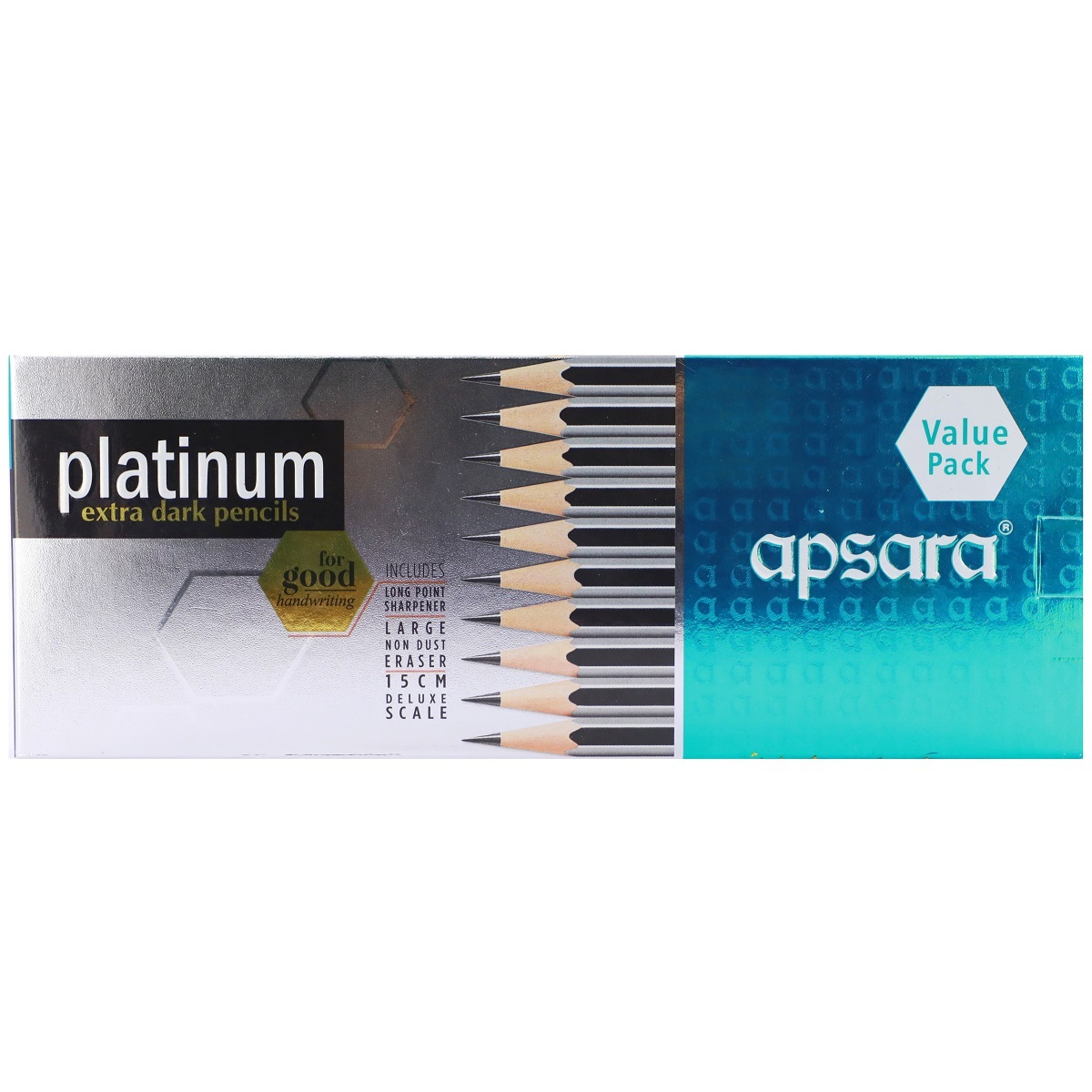 Apsara Platinum Extra Dark Pencil 20 Nos
