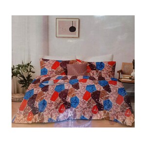 Home well King Size Bed Sheet Assorted Colour and Assorted Design , Set Of 3