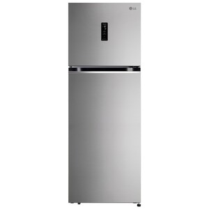 LG Frost Free Double Door Refrigerator GL-T382TPZX 343L Shiny Steel