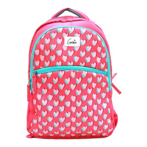 Genie Back Pack Little Hearts 19in Pink