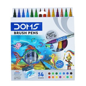 Doms Brush Pen 14 Shades 8137