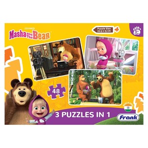 Frank Masha & The Bear 3In1 Puzzles 70204