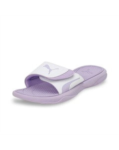 Puma Ladies synthetic Vivid Violet Slip On Sandals