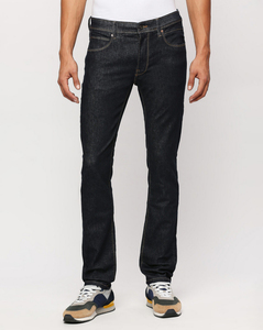 Pepe Mens Solid Raw Slim Fit Jeans