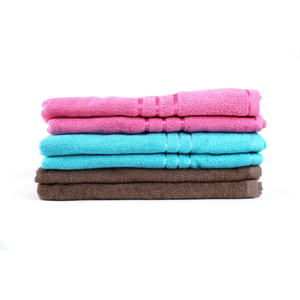 Home Well Bath Towel Three Line Assorted Colour and Assorted Design