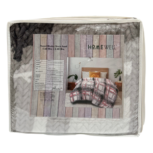 Home well Single Size Flannel Blanket Assorted Colour and Assorted Design