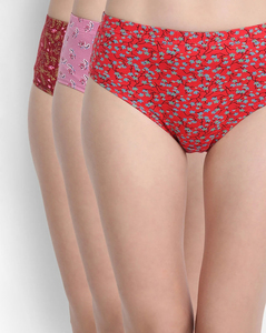 V-Star Ladies Printed Assorted Colour 3 Pieces set Panties