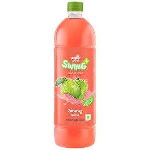 Paper Boat Swing Juicier Drink With Vitamin D - Yummy Guava, Refreshing, 1200 L