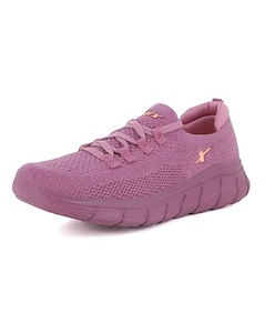 Sparx Ladies Mesh Purple Lace-Up Sports Shoes