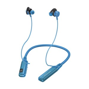 Promate High-Definition Dynamic Wireless Neckband Earphones Blend Blue