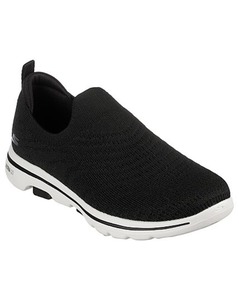 Skechers Ladies Mesh Black Slip-On Sports Shoes