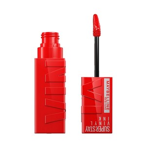 Maybelline Superstay Vinyl Ink Liquid Lipstick, Red Hot , High Shine That Lasts for 16 HRs , Enriched With Vitamin E & Aloe