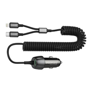 Promate Car Charger 2in1 Power Drive 33W