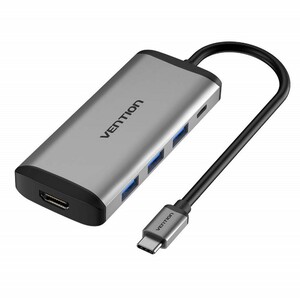 Vention USB-C To HDMI/USB3/PD Conveter-CNBHB
