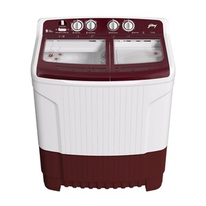 Godrej Semi Automatic Washing Machine WSEDGE 5.0 7.5Kg Wine Red