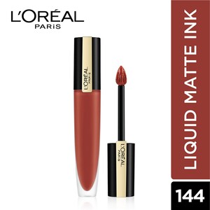 L'Oreal Paris Rouge Signature Matte Liquid Lipstick, 144 I Conquer